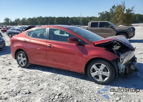 2013 Hyundai Elantra Gls from USA, damaged, VIN 5NPDH4AE5DH362040